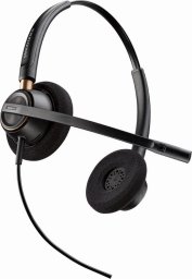 POLY EncorePro HW520 Binaural Wired Headset, USB-A, Black