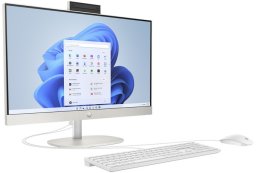 Komputer All in One HP 24-cr0035na / A1XM2EA / Ryzen 5 / 16GB / SSD 1TB / AMD Radeon / FullHD / Win 11 / Biały