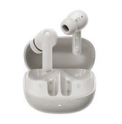 Bezprzewodowe słuchawki dokanałowe QCY Buds HT15 ANC TWS Bluetooth 5.4 (białe)