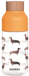 Quokka BUTELKA ECOZEN* NA WODĘ DO SZKOŁY, Pracy, BPA Free, Wytrzymała, 570 ml