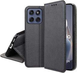 krainaGSM Etui z klapką do Motorola Edge 60 Fusion | 60 Pro Zamykane Futerał + Folia