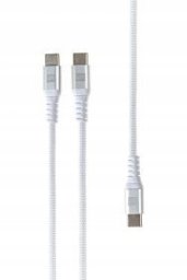 ER Power Inteligent Cable Extender - kabel USB-C / 2 x USB-C 100W 1,5m biały - Gwarancja bezpieczeństwa. Proste raty. Bezpłatna wysyłka od 170 zł.
