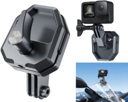 Telesin Uchwyt Klips Mocowanie na Szybę Motor do GoPro SJCAM XIAOMI DJI INSTA360 / S3-EAK-03