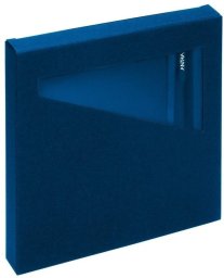 Notes A6 z długopisem granatowy w pudełku