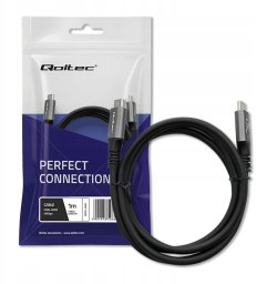 Kabel USB4 Ultra-Fast | USB-C PD 240W | Thunderbolt 3/4 | 4K |   40Gb/s | 1m | Czarny