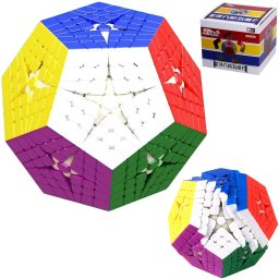 KOSTKA RUBIKA MEGAMINX SENGSO ELITE KILOMINX 6x6 TRUDNA UKŁADANKA ŁAMIGŁÓWKA