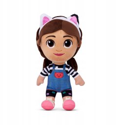 Spin Master KOCI DOMEK GABI Gabi W Ogrodniczkach, pluszak, 25 cm