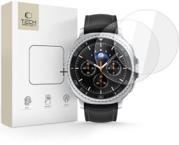 SZKŁO HARTOWANE TECH-PROTECT GLASS FIT+ 2-PACK SAMSUNG GALAXY WATCH 8 CLASSIC (46 MM) CLEAR