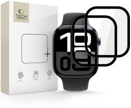 SZKŁO HYBRYDOWE TECH-PROTECT GLASS FLEX+ 2-PACK APPLE WATCH 10 (46 MM) BLACK