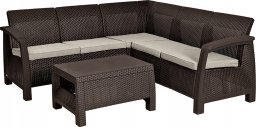 Keter Zestaw mebli ogrodowych Corfu Relax Set brązowy 8711245158334