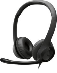 Logitech H390 USB Zestaw słuchawkowy Przewodowa Opaska na głowę Połączenia/muzyka USB Typu-A Czarny