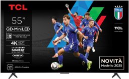 TCL Q6C 55Q6C Telewizor 139,7 cm (55") 4K Ultra HD Smart TV Wi-Fi Metaliczny
