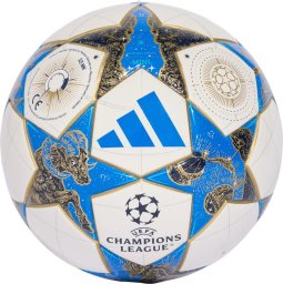 Piłka nożna adidas UCL Mini 25/26 League Stage biało-niebiesko-złota JP1544 1