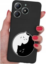 Etui do Realme C61 | C63 WZORY |SILIKONOWE MATT CASE + SZKŁO 9H