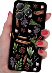 Etui do Realme C61 | C63 WZORY |SILIKONOWE MATT CASE + SZKŁO 9H