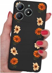 Etui do Realme C61 | C63 WZORY |SILIKONOWE MATT CASE + SZKŁO 9H