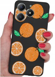 Etui do Realme C61 | C63 WZORY |SILIKONOWE MATT CASE + SZKŁO 9H