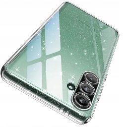 Etui do Samsung A56 5G SILICONE BROKAT CASE + SZKŁO 9H