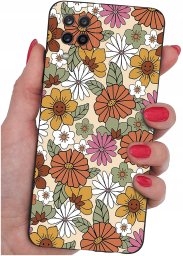 Etui do Samsung Galaxy A12|M12 WZORY |SILIKONOWE MATT CASE + SZKŁO 9H