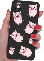 Etui do Samsung Galaxy A12|M12 WZORY |SILIKONOWE MATT CASE + SZKŁO 9H