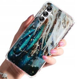 krainaGSM Etui do Samsung Galaxy A15 4G | A15 5GCase Glamour PLECKI + Szkło ochronne