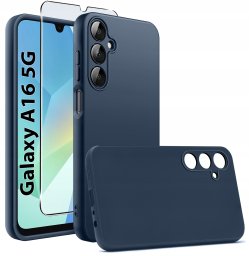 Etui do Samsung Galaxy A16 5G CASE SOFT MATT PLECKI MATOWE + SZKŁO 9H