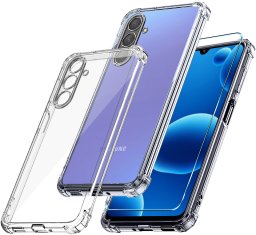 Etui do Samsung Galaxy A26 5G PANCERNE CASE SILICON GUMOWE SLIM + SZKŁO 9H