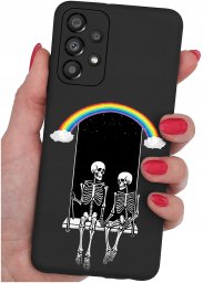 Etui do Samsung Galaxy A33 5G WZORY |SILIKONOWE MATT CASE + SZKŁO 9H