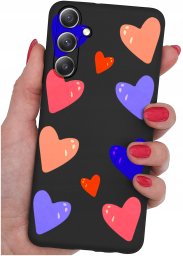 krainaGSM Etui do Samsung Galaxy M35 5G wzory | SILIKONOWE MATT CASE + SZKŁO 9H