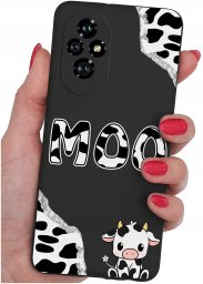 krainaGSM ETUI do Honor 200 5G | WZORY | SILIKONOWE MATT CASE + SZKŁO 9H