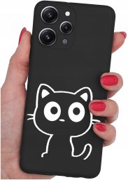 krainaGSM Etui do Xiaomi Redmi 12 4G WZORY |SILIKONOWE MATT CASE + SZKŁO 9H