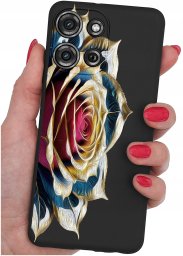 krainaGSM Etui do Motorola G75 5G | WZORY | SILIKONOWE MATT SZKŁO 9H