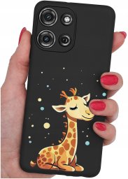 krainaGSM Etui do Motorola G75 5G | WZORY | SILIKONOWE MATT SZKŁO 9H