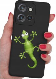 Etui do Motorola Moto EDGE 50 Neo WZORY |SILIKONOWE MATT CASE + SZKŁO 9H