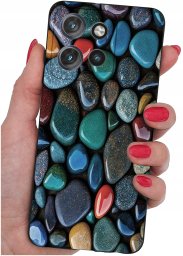 Etui do Motorola Moto EDGE 50 Neo WZORY |SILIKONOWE MATT CASE + SZKŁO 9H