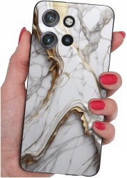 Etui do Motorola Moto EDGE 50 Neo WZORY |SILIKONOWE MATT CASE + SZKŁO 9H