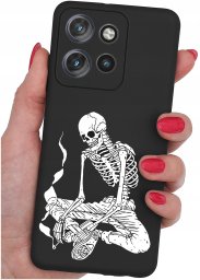 Etui do Motorola Moto EDGE 50 Neo WZORY |SILIKONOWE MATT CASE + SZKŁO 9H