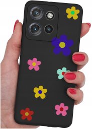 krainaGSM Etui do Motorola Moto EDGE 50 Neo WZORY |SILIKONOWE MATT CASE + SZKŁO 9H