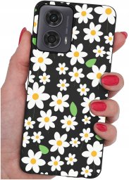 Etui do Motorola Moto G24 |G24 POWER |G04 |E14 WZORY |SILIKONOWE MATT SZKŁO