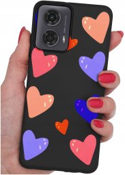 Etui do Motorola Moto G24 |G24 POWER |G04 |E14 WZORY |SILIKONOWE MATT SZKŁO