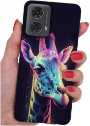 Etui do Motorola Moto G24 |G24 POWER |G04 |E14 WZORY |SILIKONOWE MATT SZKŁO