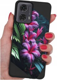 krainaGSM Etui do Motorola Moto G24 |G24 POWER |G04 |E14 WZORY |SILIKONOWE MATT SZKŁO