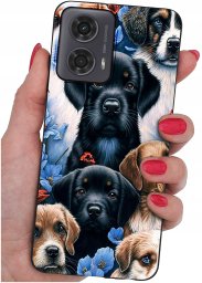 krainaGSM Etui do Motorola Moto G24 |G24 POWER |G04 |E14 WZORY |SILIKONOWE MATT SZKŁO