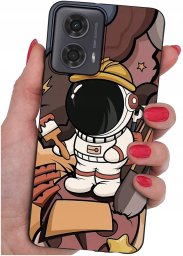 krainaGSM Etui do Motorola Moto G24 |G24 POWER |G04 |E14 WZORY |SILIKONOWE MATT SZKŁO