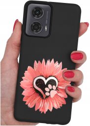 krainaGSM Etui do Motorola Moto G24 |G24 POWER |G04 |E14 WZORY |SILIKONOWE MATT SZKŁO