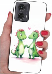 krainaGSM Etui do Motorola Moto G24 |G24 POWER |G04 |E14 WZORY |SILIKONOWE MATT SZKŁO