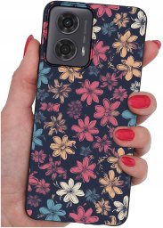 krainaGSM Etui do Motorola Moto G24 |G24 POWER |G04 |E14 WZORY |SILIKONOWE MATT SZKŁO