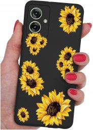 krainaGSM Etui do Motorola Moto G55 5G WZORY |SILIKONOWE MATT CASE + SZKŁO 9H
