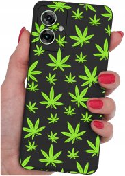 krainaGSM Etui do Motorola Moto G55 5G WZORY SILIKONOWE MATT CASE + SZKŁO 9H