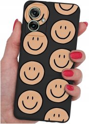 krainaGSM Etui do Motorola Moto G55 5G WZORY |SILIKONOWE MATT CASE + SZKŁO 9H